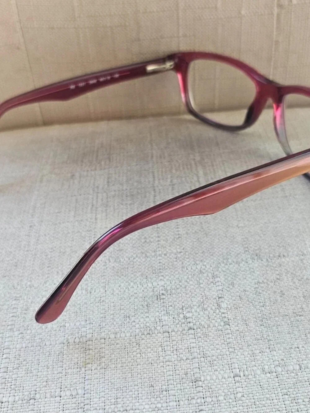 Ray-Ban Kid Youth Eyeglasses Double Tone Red Eyewear RB1531 3648 Glasses